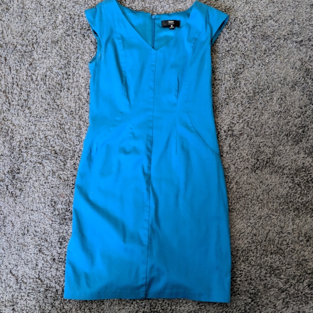 Blue Fitted Dress